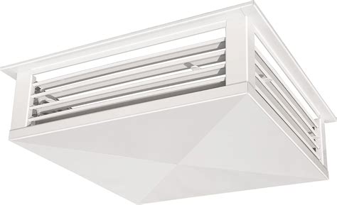 evaporative cooler 4 way steel ceiling diffuser box|24x24 ECBXTW Lay.